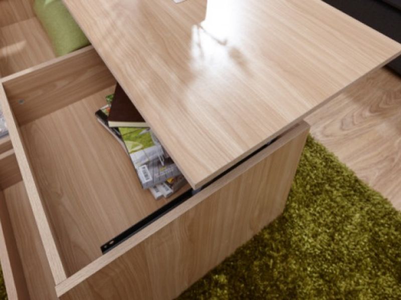 Gfw Ultimate Storage Coffee Table In Oak Effect By Gfw