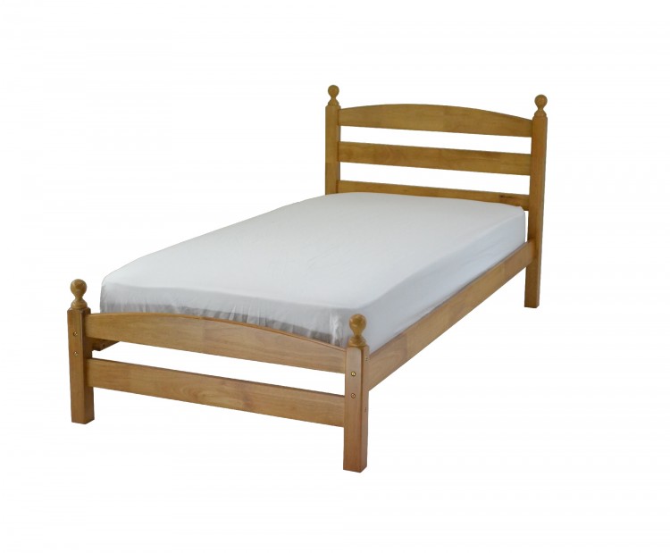 Verzoekschrift val Verlengen Metal Beds Moderna 3ft (90cm) Single Pine Wooden Bed Frame by Metal Beds Ltd