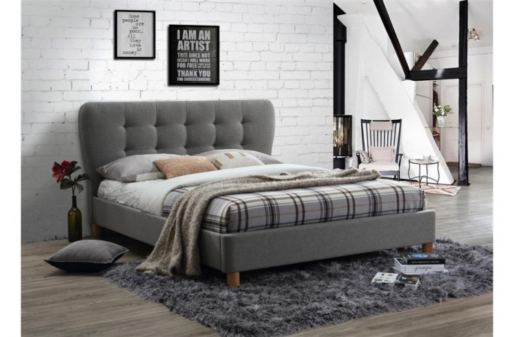 Birlea Stockholm 5ft Kingsize Grey, Small King Size Bed Frame