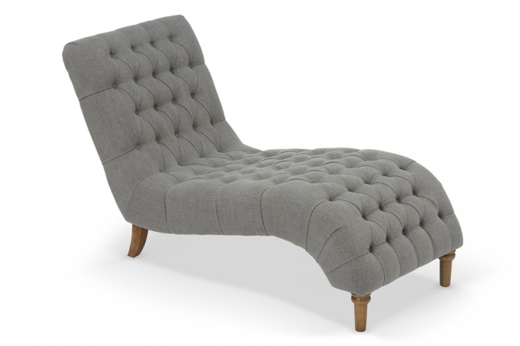 Serene Inverness Grey Fabric Chaise Lounge By Furnishings - Gray Chaise Lounge Serene Inverness Grey Fabric Chaise Lounge By Furnishings - Gray Chaise Lounge