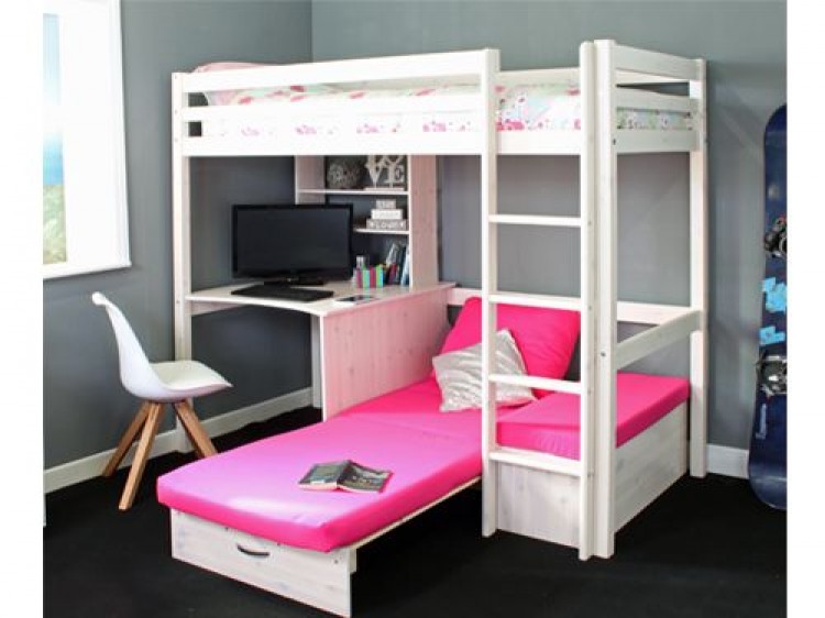 childrens bed and desk