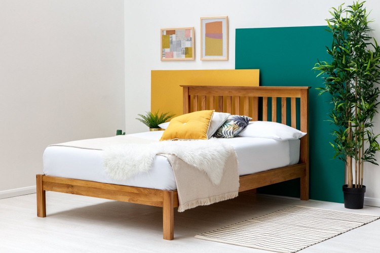 Sleep Design Alderley 5ft Kingsize Oak Wooden Bed Frame By Uk Bed Store