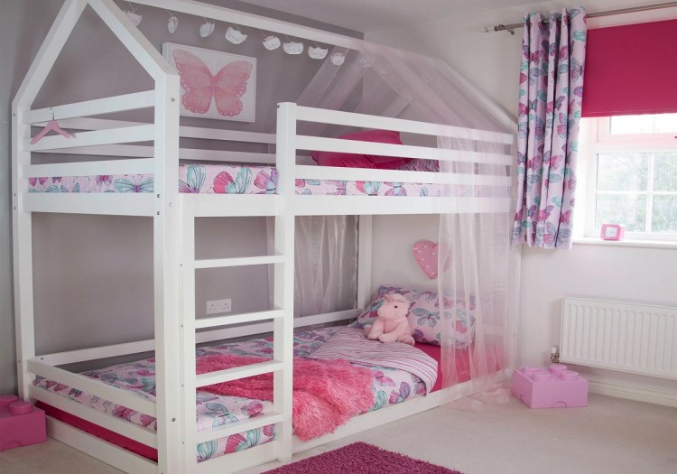 Flair Furnishings Play House Bunk Bed, House Bunk Bed