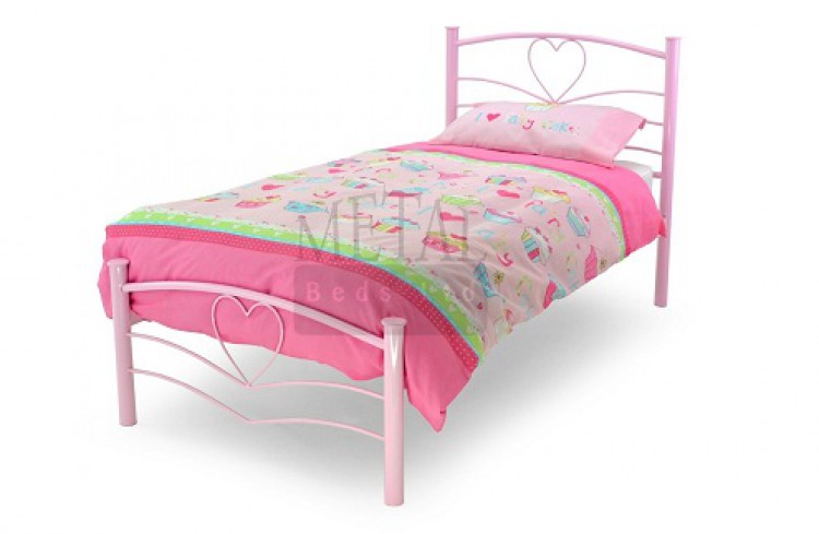 girls pink bed frame