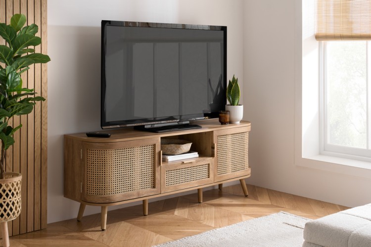 Rattan tv unit discount