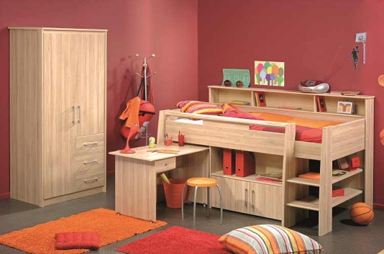 Childrens Mid Sleeper Bed Frame By Parisot, Parisot Bunk Bed