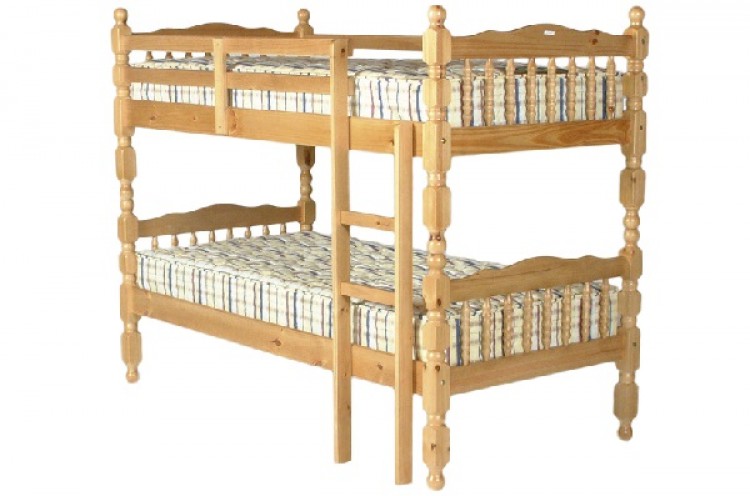 pine bunk beds