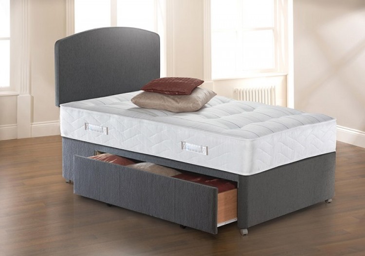 large single bed with mattress