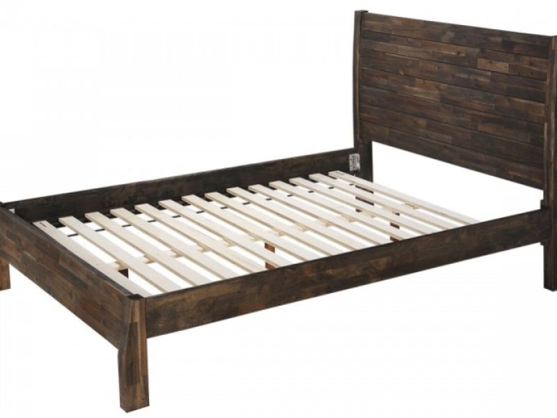 King size bed frame teak deals wood