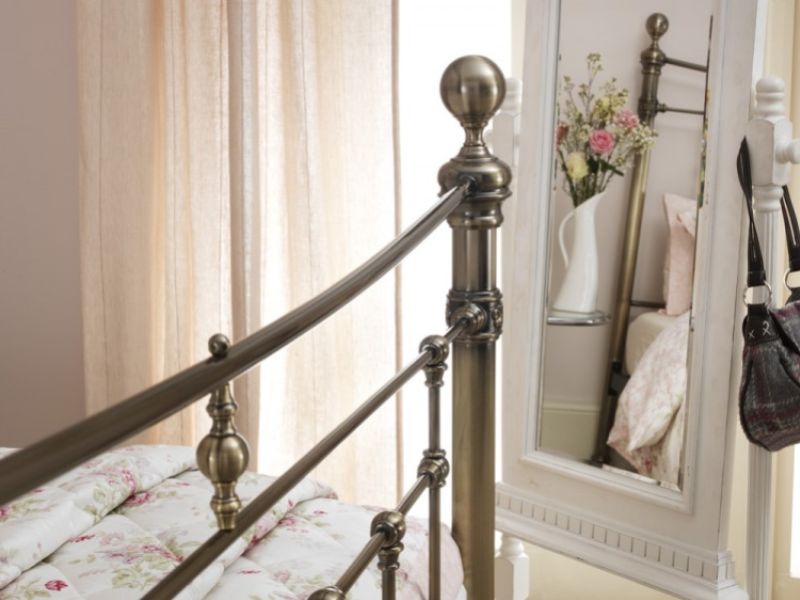 Serene Edmond 5ft King Size Brass Metal Bed Frame