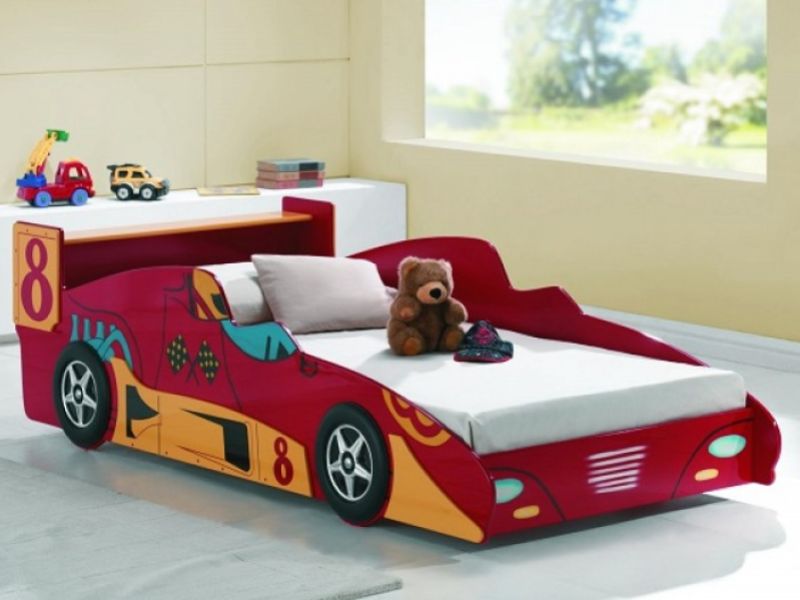 Joseph Turbo Racer Red 3ft Single Car Bed Frame