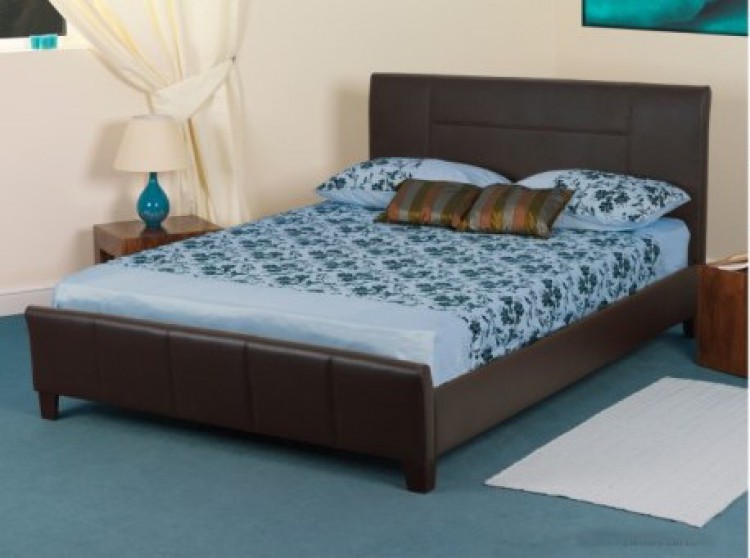 Faux Leather Bed Frame, Dreams King Size Bed
