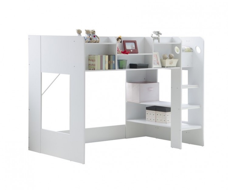Flair Furnishings Wizard Junior White High Sleeper Bed By Flair Furnishings Wizard Junior White High Sleeper Bed By
