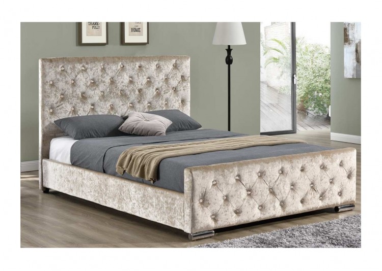 Sleep Design Buckingham 5ft Kingsize, Gold King Size Bed Frame
