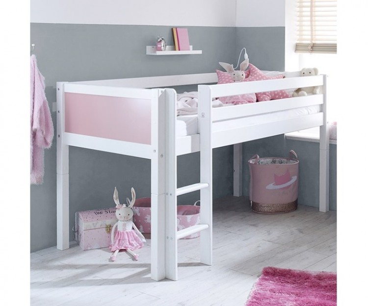 Thuka Nordic Midsleeper Bed 1 With Rose, Mid Sleeper Bed Dimensions
