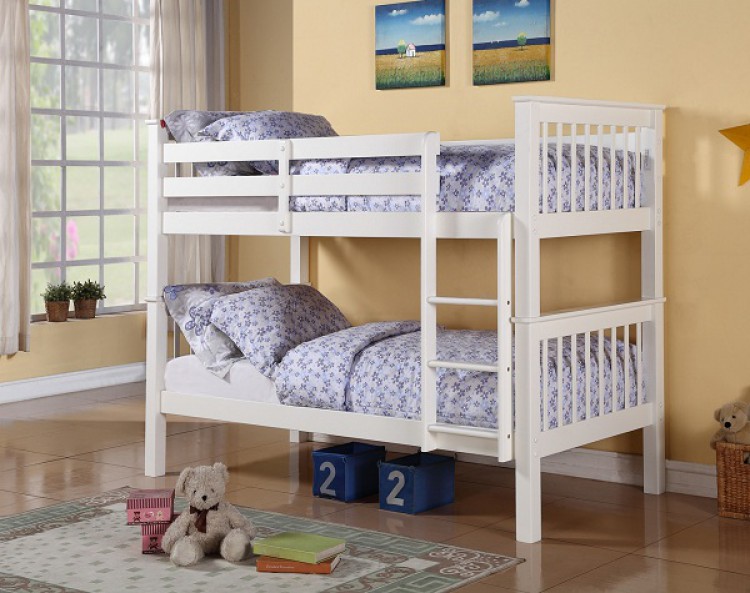 Time Living Devon White Bunk Bed by Time Living