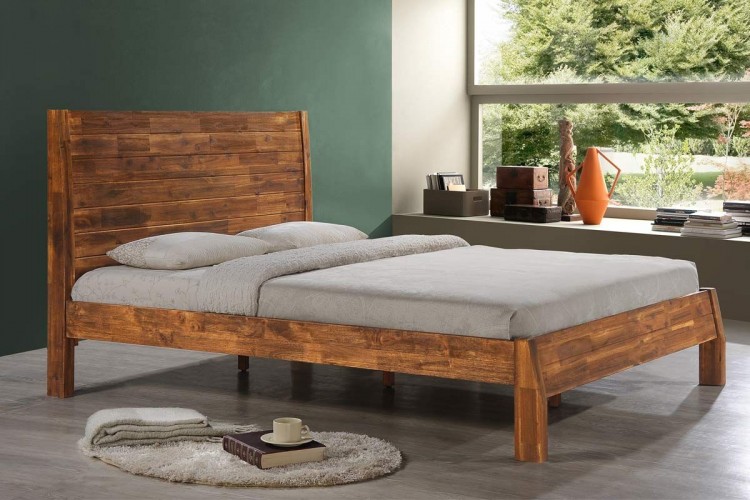 Sleep Design Astbury 4ft6 Double Caramel Wooden Bed Frame By Sleep Design Astbury 4ft6 Double Caramel Wooden Bed Frame By
