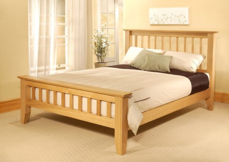 Limelight Phoebe 5ft Kingsize Oak Bed, Oak King Size Bed Frame