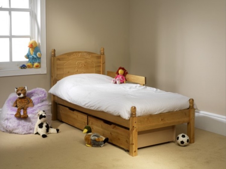 5ft9 Short Single Pine Wooden Bed Frame, Short King Size Bed Frame