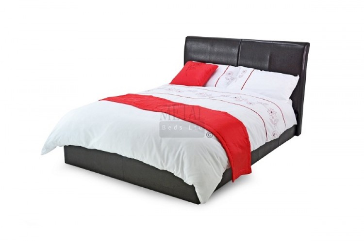 Faux Leather Bed Frame By Metal Beds Ltd, Texas King Size Bed Frame