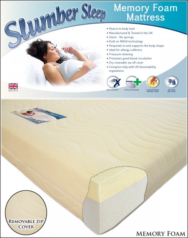 Time Living Slumber Sleep Extreme 50, Memory Foam King Size Bed