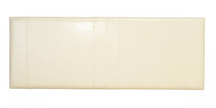 Serene Carmela 4ft Small Double Cream, Can You Paint A Faux Leather Headboard
