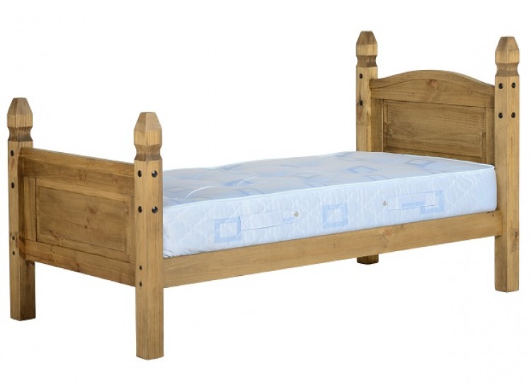 Seconique Corona Mexican Pine 3ft Single Bed Frame By