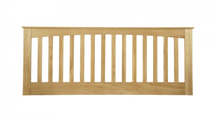 Serene Windsor 4ft6 Double Oak Headboard By Furnishings